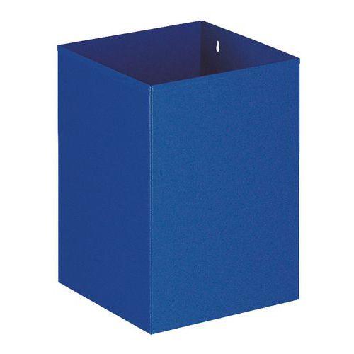 Corbeille à papier carrée 21L, Coloris : Bleu thumbnail image 1