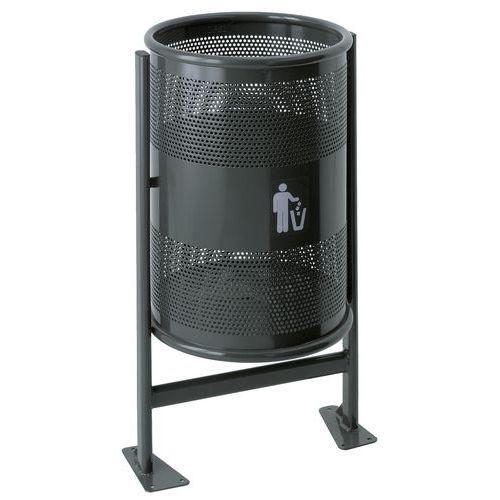 Corbeille d'extérieur sur support - 60 L et 80 L thumbnail image 1
