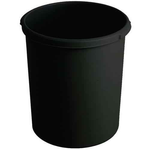 Corbeille en plastique - 30 L, Coloris : Noir thumbnail image 1
