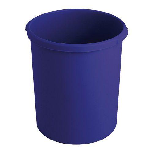 Corbeille en plastique - 30 L, Coloris : Bleu thumbnail image 1
