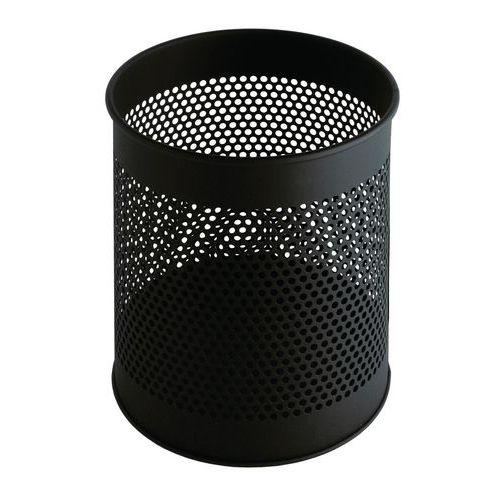 Corbeille métal perforé 15L, Coloris : Noir thumbnail image 1