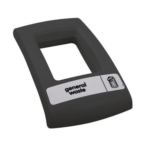 Couvercle ouvert pour collecteur Envirobin 55L et 82L, Coloris : Gris thumbnail image 1