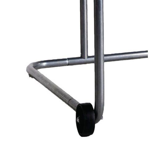 Illustration de : Jeu de roues pour support de sac grandeur palette 1400 L - Vepabins