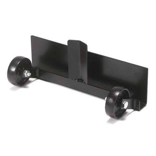 Illustration de : Lot de roues pour support de sac auto-fixation 400 L et 1000 L