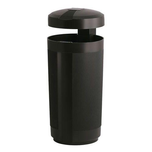 Illustration de : Poubelle d'extérieur avec auvent 50L - Vepabins