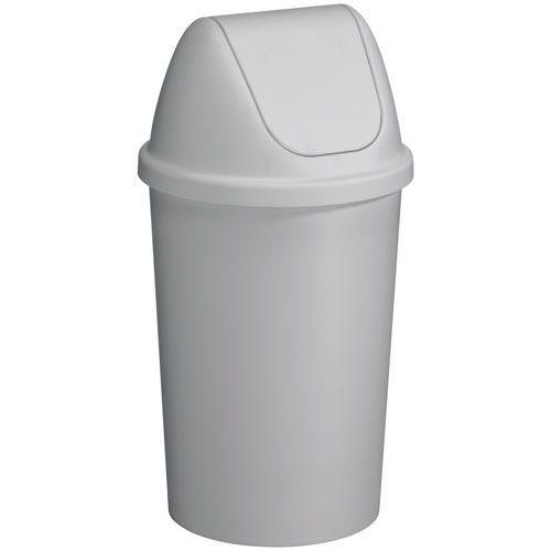 Illustration de : Poubelle Twinga couvercle à bascule - Vepabins