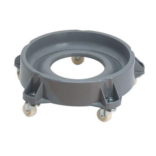Illustration de : Support mobile diamètre 45cm pour poubelle Open Top 60L_Vepabins