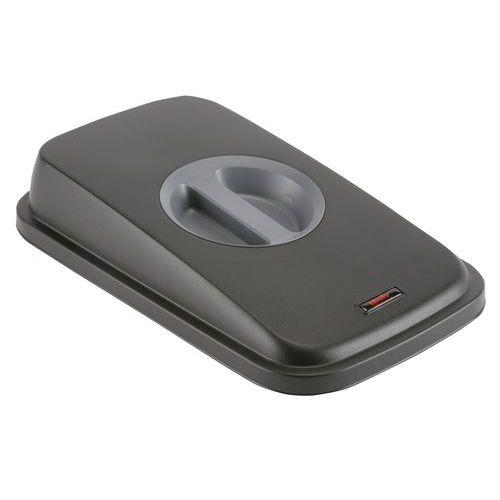 Illustration de : Couvercle à poignée pour poubelle GEO