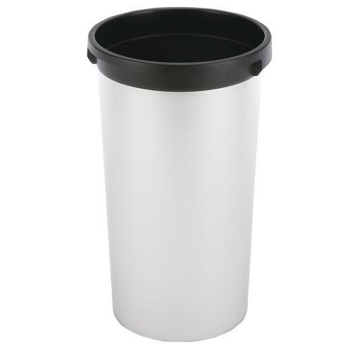 Poubelle Iris ronde - 50L Gris thumbnail image 1