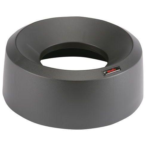 Couvercle entonnoir rond pour poubelle Iris Noir thumbnail image 1
