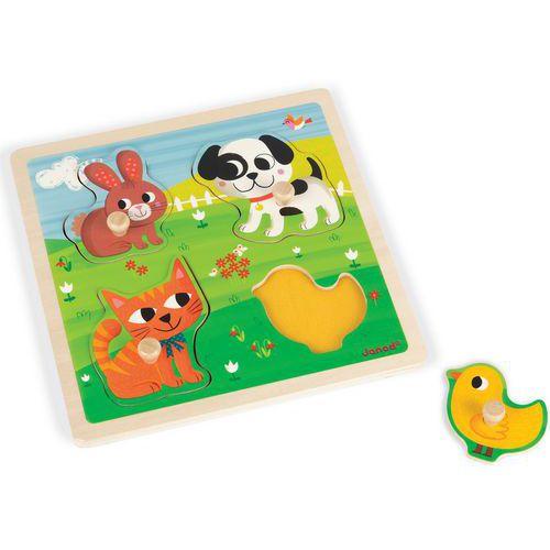 Puzzle tactile mes premiers animaux thumbnail image 1