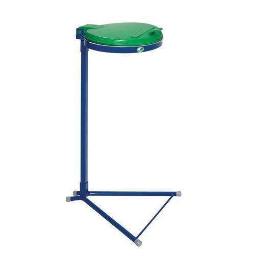 Support sac-poubelle - 120 L - avec couvercle Vert thumbnail image 1