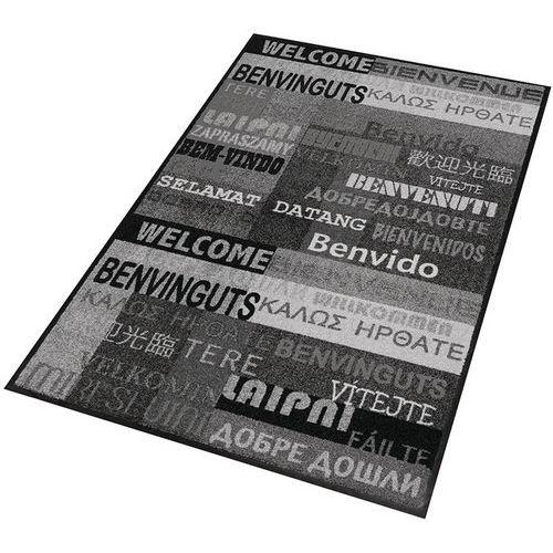 Tapis d'entrée décoratif NewWelcome Gris 900x1200x6mm thumbnail image 1