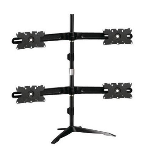 Illustration de : Support à poser 4 écrans 24-32