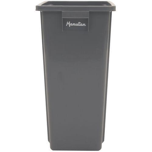 Poubelle de tri sélectif - 60 litres - grise thumbnail image 1