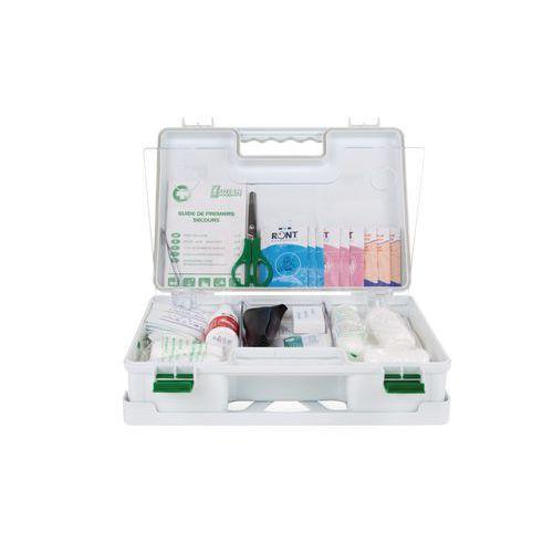 Coffret de secours 8 à 10 personnes - ABS blanc thumbnail image 1