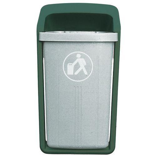 Poubelle urbaine Elégance 50 L vert anglais SULO thumbnail image 1