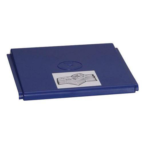 Illustration de : Couvercle pour système de recyclage en plastique - Capacité 60 L