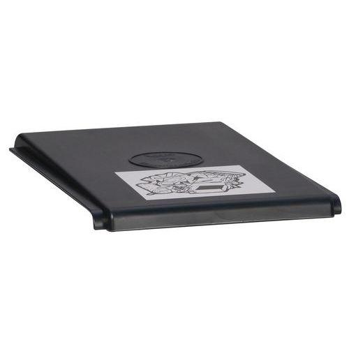Couvercle plastique anthracite pour station de tri 60L thumbnail image 1