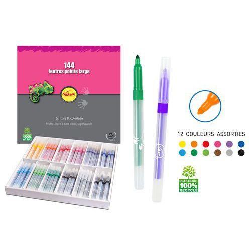 Schoolpack 144 feutres dessin pointe large Pichon thumbnail image 1