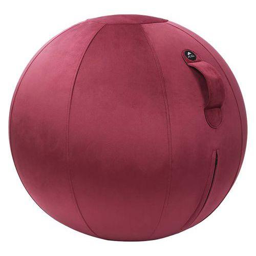 Ballon d'assise ergonomique Move Hop tissu velours Bordeaux thumbnail image 1