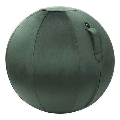 Ballon d'assise ergonomique Move Hop tissu velours Vert Bouteille thumbnail image 1