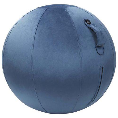 Illustration de : Ballon d'assise ergonomique Move Hop tissu velours Alba
