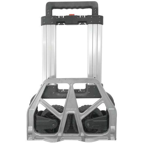 Illustration de : Diable pliant aluminium - Force 90 à 200 kg - Manutan Expert