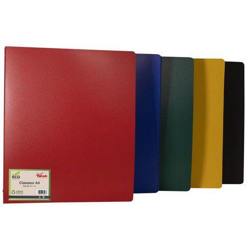 Classeur recyclé polypropylène A4 4 anneaux dos 40 mm thumbnail image 1