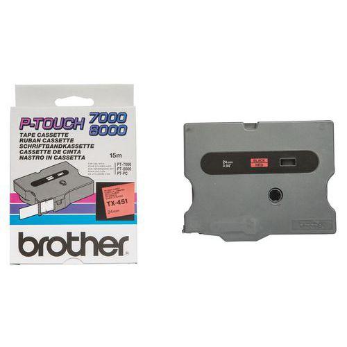 Cassette de ruban pour étiqueteuse Brother - Largeur 24 mm fullname image