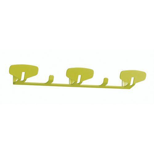 Illustration de : Portemanteau mural Yin 3 patères