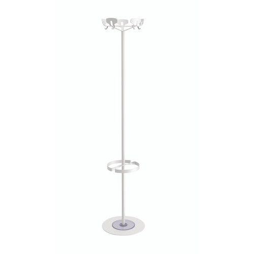 Portemanteau sur pied Yin avec porte parapluie, Coloris : Blanc thumbnail image 1