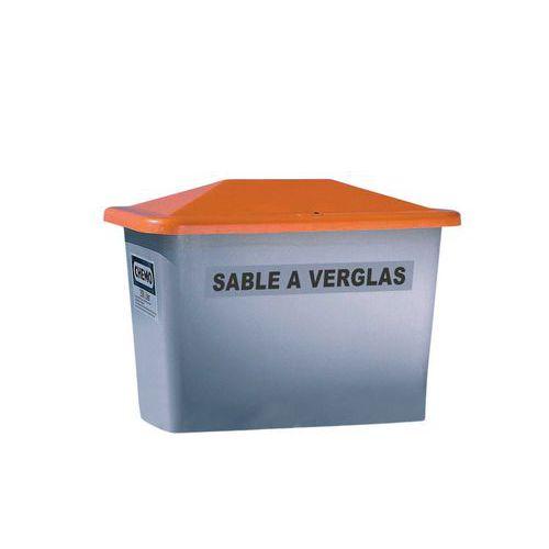 Bac à sel ou à sable haute résistance - 550 L, Poids : 26 kg thumbnail image 1