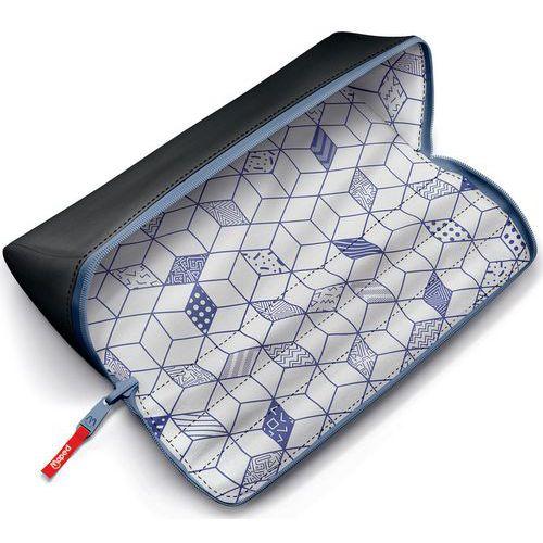 Illustration de : Trousse 1 compartiment ouverture xxl basic noir 23x9x7,5cm - Maped