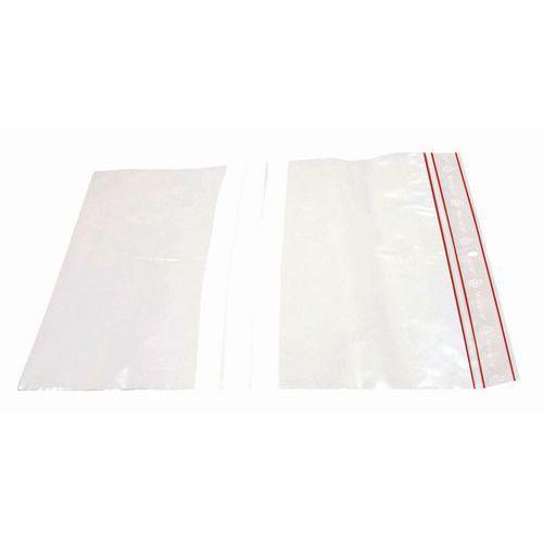 1000 sacs zip à bandes épaisseur 60 microns l x H : 180 x 250 mm thumbnail image 1