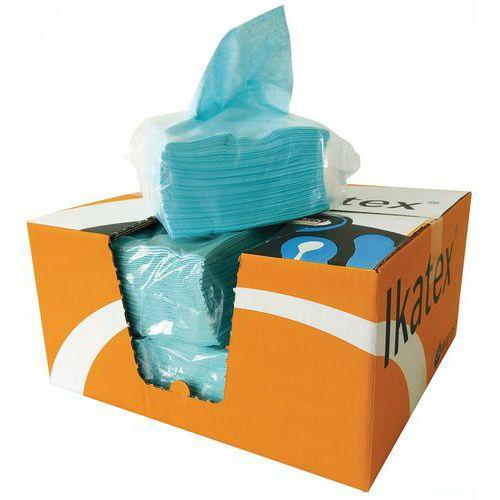 Chiffon non-tissé Ikatex - Boîte distributrice - 500 formats Bleu thumbnail image 1