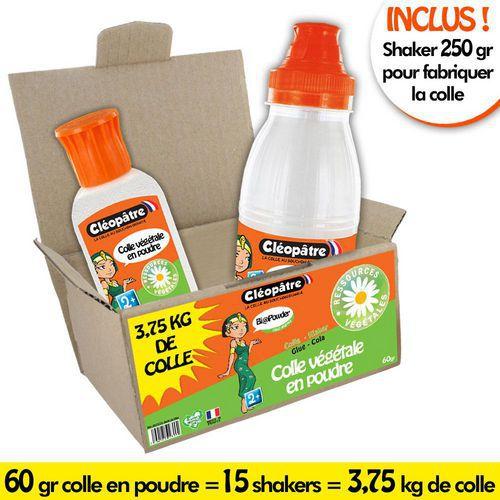 Illustration de : Kit fabrication colle en poudre - Cleopatre