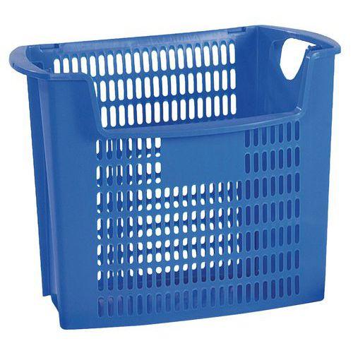 Corbeille de ramassage Design - Ajourée - 32,5 L Bleu thumbnail image 1