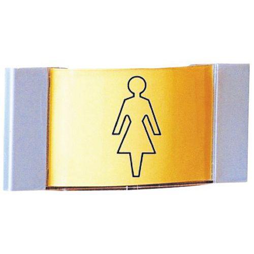 Lot de 5 plaques de porte SExTAN 55x100mm thumbnail image 1