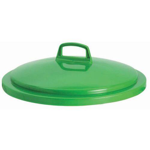 Couvercle pour poubelle 75 L tri sélectif coloris vert thumbnail image 1