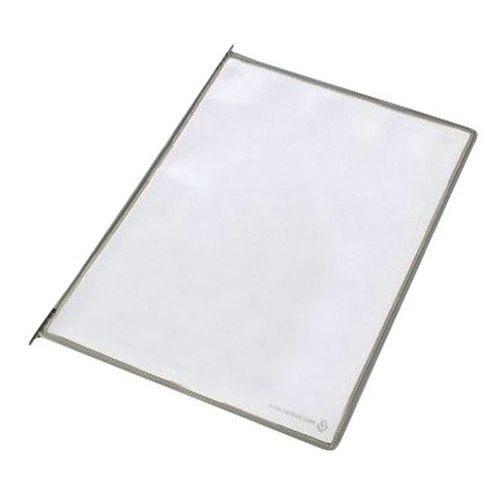 Lot de 10 Pochettes à pivot Tarifold - Housse unique - A4 - Gris thumbnail image 1