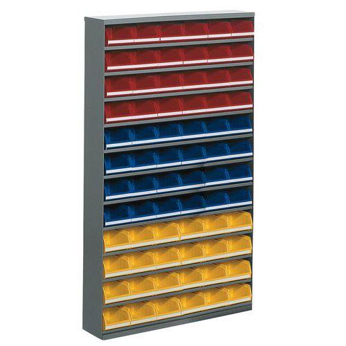 Armoire avec 72 bacs à bec - Basse - Sans porte thumbnail image 1