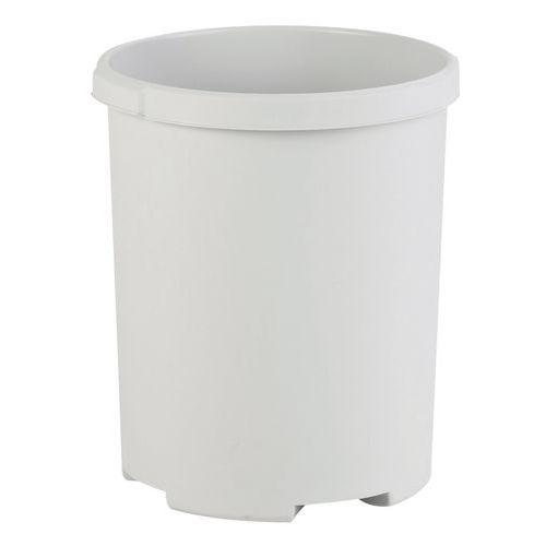 Corbeille à papier ronde - 50 L, Coloris : Gris thumbnail image 1
