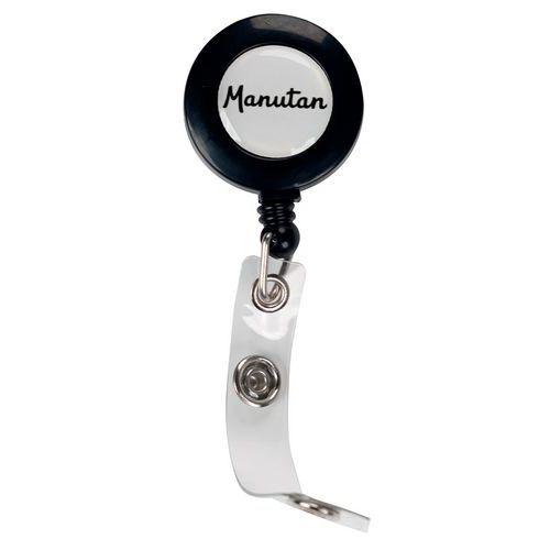 Enrouleur pour badge - Modèle économique - Manutan (Lot de 10) thumbnail image 1