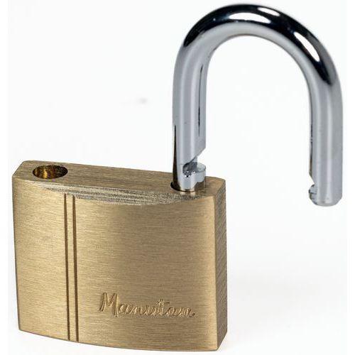 Illustration de : Cadenas de sécurité à clé en laiton - Manutan Expert