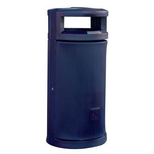 Illustration de : Poubelle d'extérieur avec auvent 120 L - Vepabins