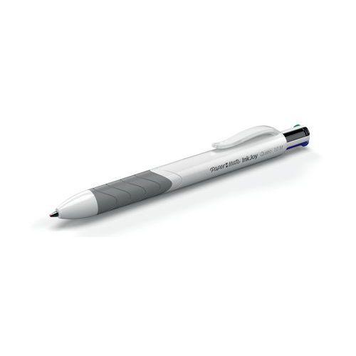 Illustration de : Stylo bille 4 couleurs inkjoy quatro pointe moyenne 1 mm - Papermate