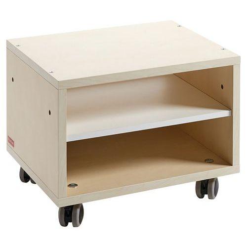 Illustration de : Meuble à roulettes 1 colonne 30 cm - Nathan