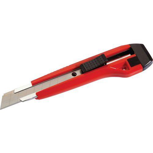 Illustration de : Cutter lame de 18 mm corps plastique avec guide lame