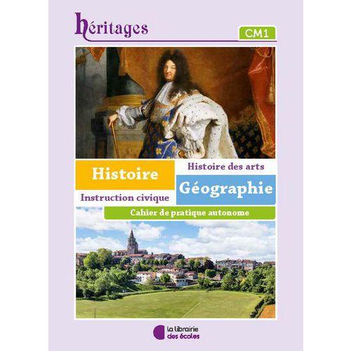 Illustration de : Histoire géographie instruction civique et moral CM1 cahier